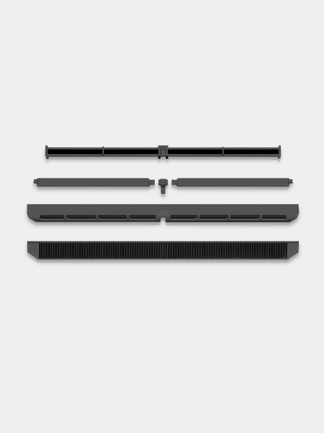 Оконный приточный вентиляционный клапан Ventus OK 400 черный (RAL 9005)