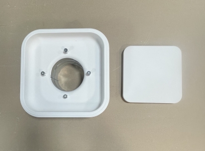 Диффузор под покраску скрытого монтажа SECRET SOFT FRAME D100мм